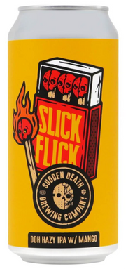 Can of Slick Flick beer from Sudden Death Brewing Company Germany