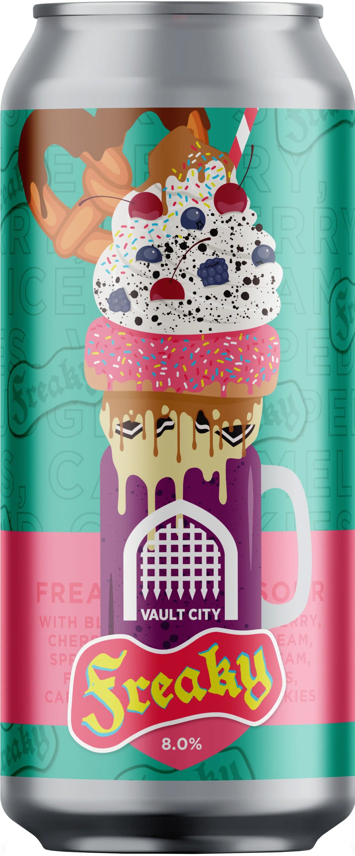 Freaky sour beer by Vault City from the UK