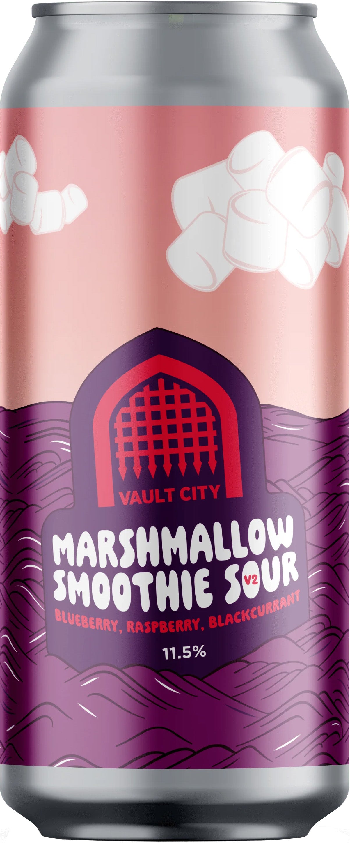 Marshmallow Smoothie sour beer by Vault City from the UK
