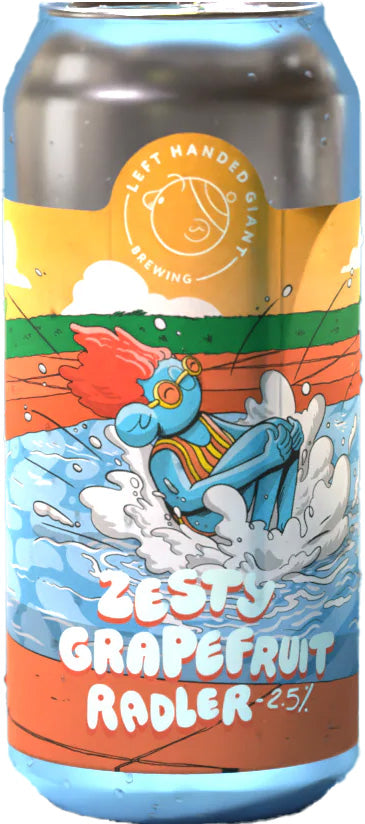 Zesty Grapefruit Radler by Left Handed Giant Brewing from the UK
