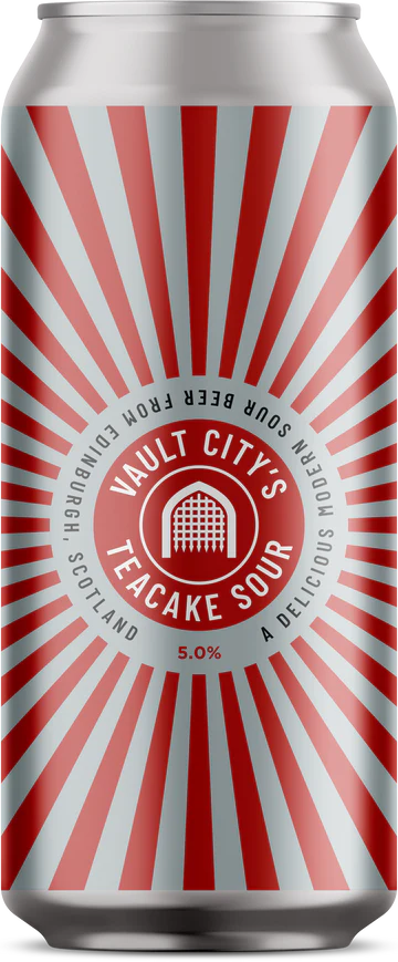 Teacake modern sour beer by Vault City from the UK