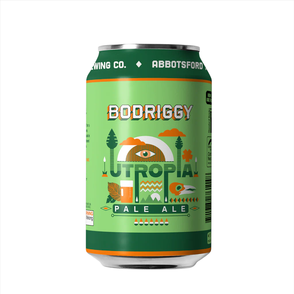 Can of Utropia pale ale beer by Bodriggy Brewery from Australia