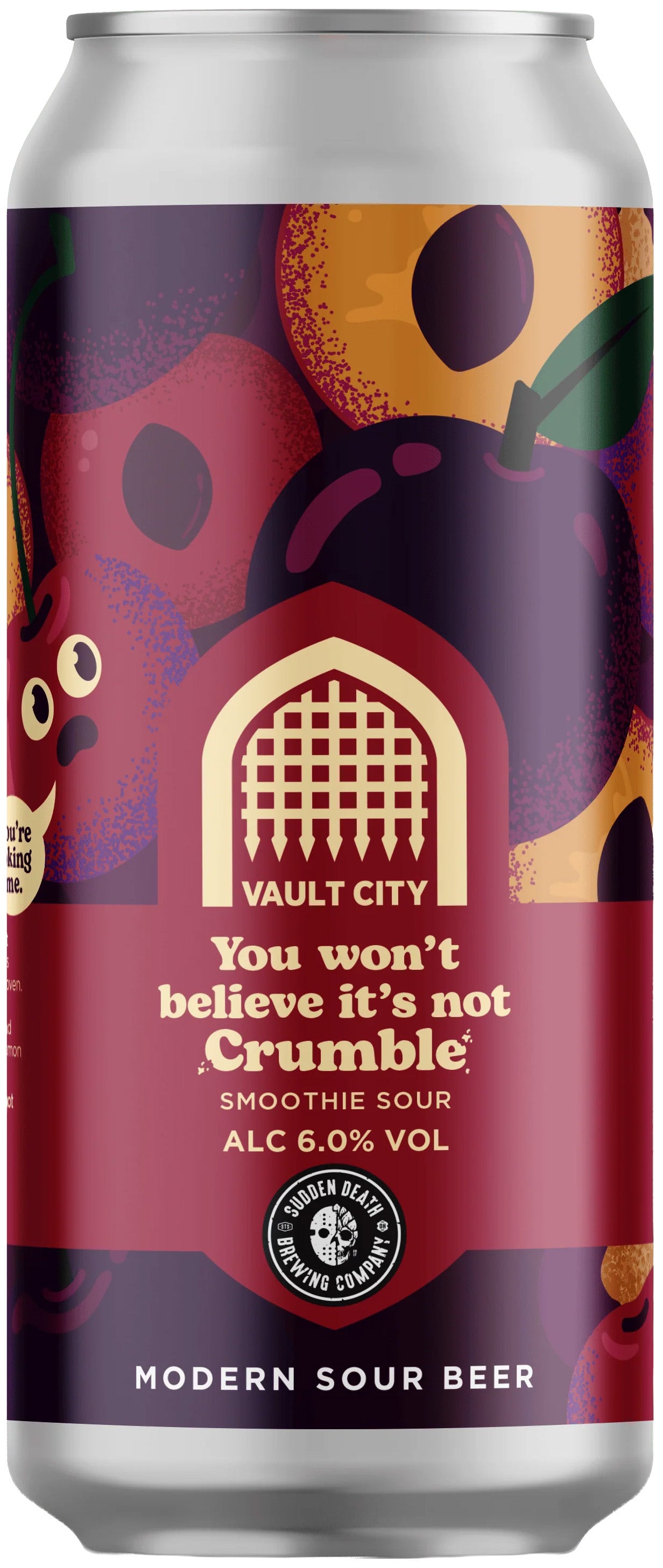 You Won't Believe It's Not Crumble x Sudden Death Brewing by Vault City from the UK