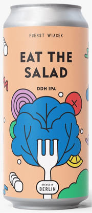 Can of 'Eat The Salad' DDH IPA by Fuerst Wiacek from Germany