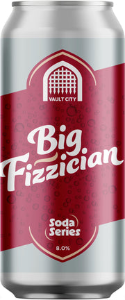 Big Fizzician sour beer by Vault City from the UK