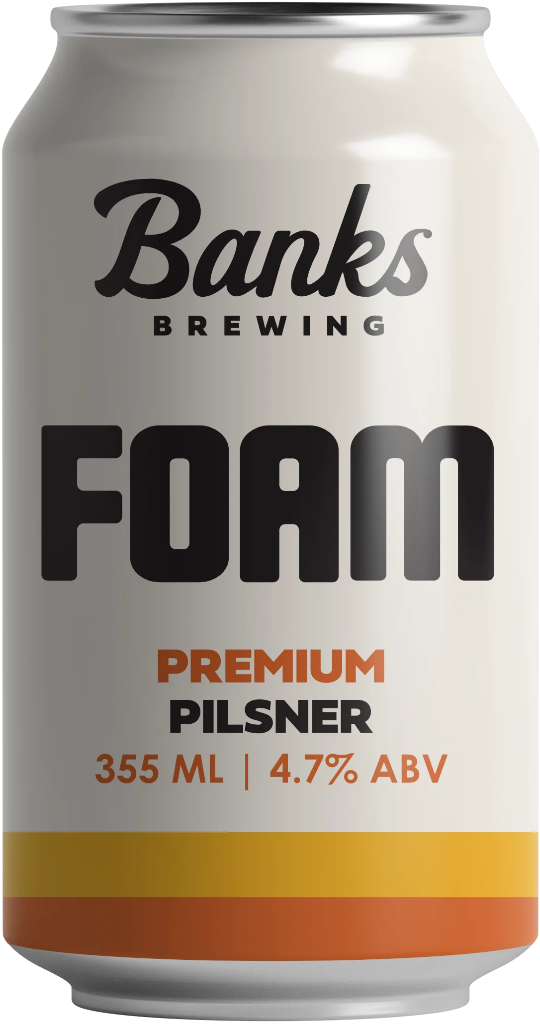 Foam Premium Pilsner by Banks Brewing from Australia