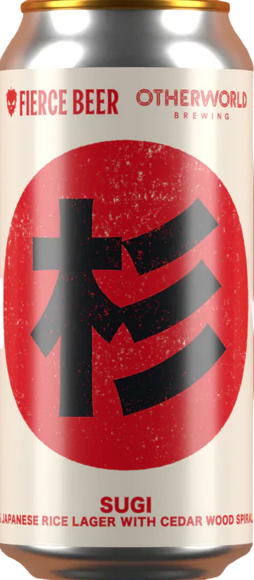 Sugi Japanese Rice Lager by Fierce Beer from the UK
