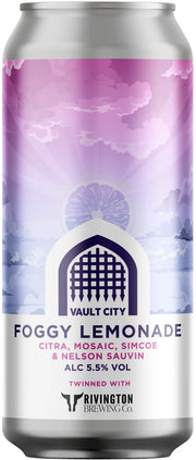 Foggy Lemonade Sour by Vault City from the UK