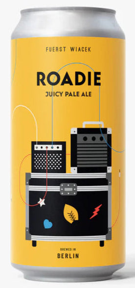 Can of Roadie pale ale beer by Fuerst Wiacek from Germany