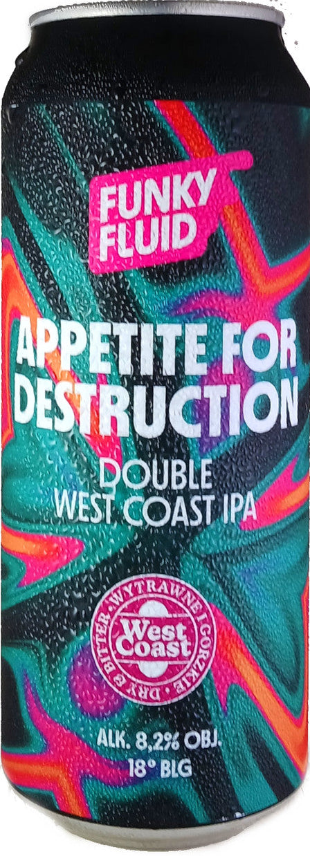 Appetite For Destruction IPA by Funky Fluid from Poland
