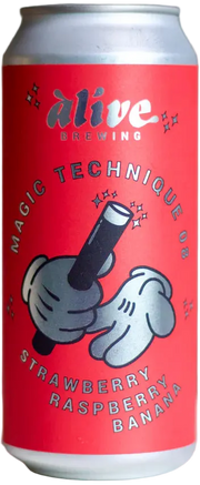 Magic Technique 08 Strawberry, Raspberry and Banana Fruited Sour by Alive Brewing from Singapore