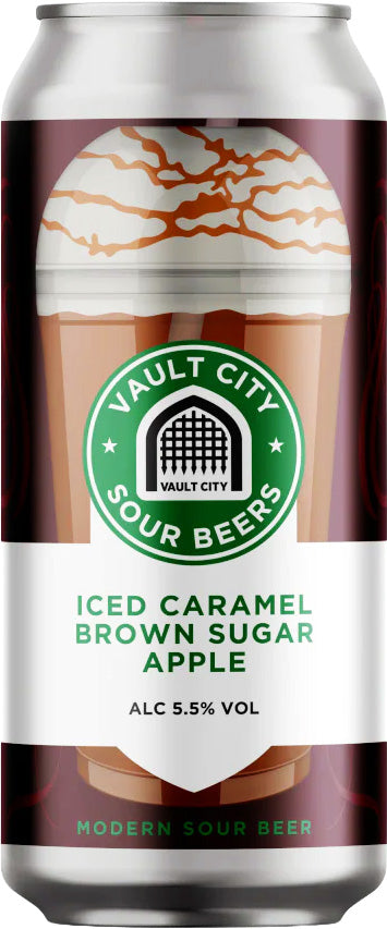 Iced Caramel Brown Sugar Apple sour beer by Vault City from the UK