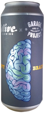 Left Brain west coast IPA by Alive Brewing in collaboration with Garage Project from Singapore and New Zealand