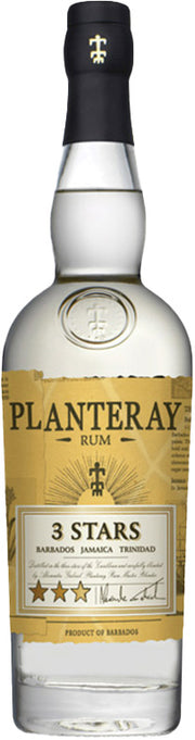 3 Stars Planteray White Rum by Maison Ferrand from France 