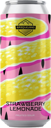 Strawberry lemonade fruited sour beer by Basqueland Brewery from Spain