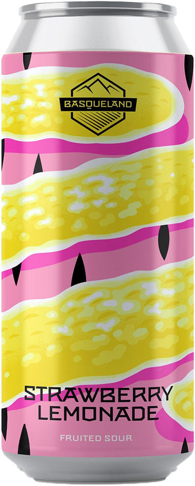 Strawberry lemonade fruited sour beer by Basqueland Brewery from Spain