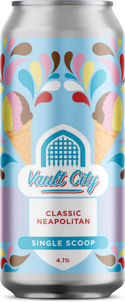 Classic Neapolitan sour beer by Vault City from the UK