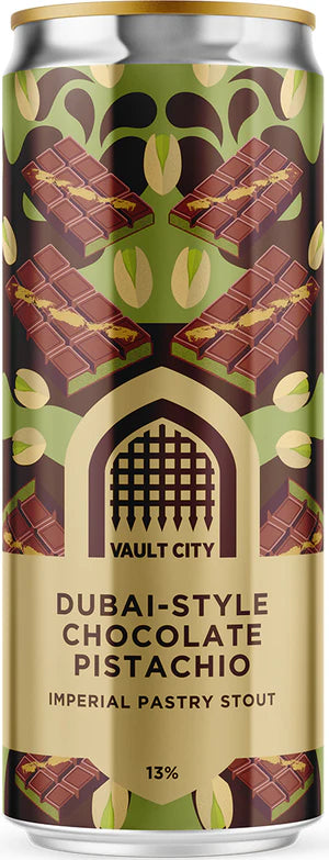 Chocolate imperial pastry stout by Vault City from the UK