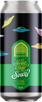 Flying Saucer Sweet Shop sour beer by Vault City from the UK