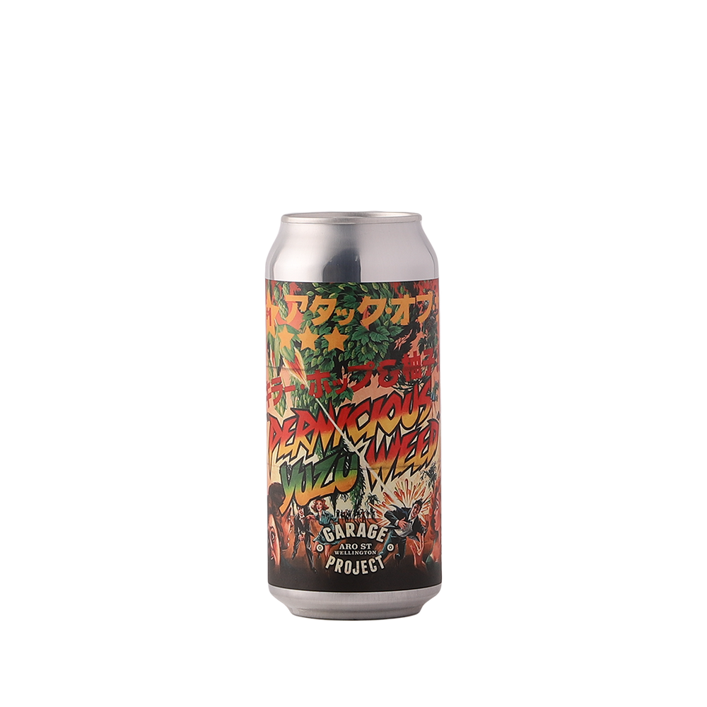 Yuzu Pernicious Weed IPA by Garage Project from New Zealand