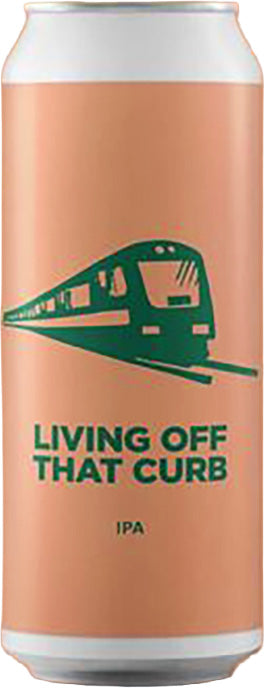 Living Off That Curb hazy IPA by Pomona Island from the UK