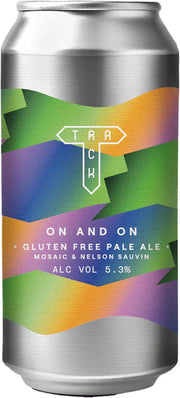On and On gluten-free pale ale by Track from the UK
