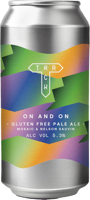 On and On gluten-free pale ale by Track from the UK