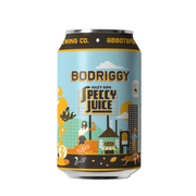 Can of Speccy Juice hazy IPA beer by Bodriggy Brewery from Australia