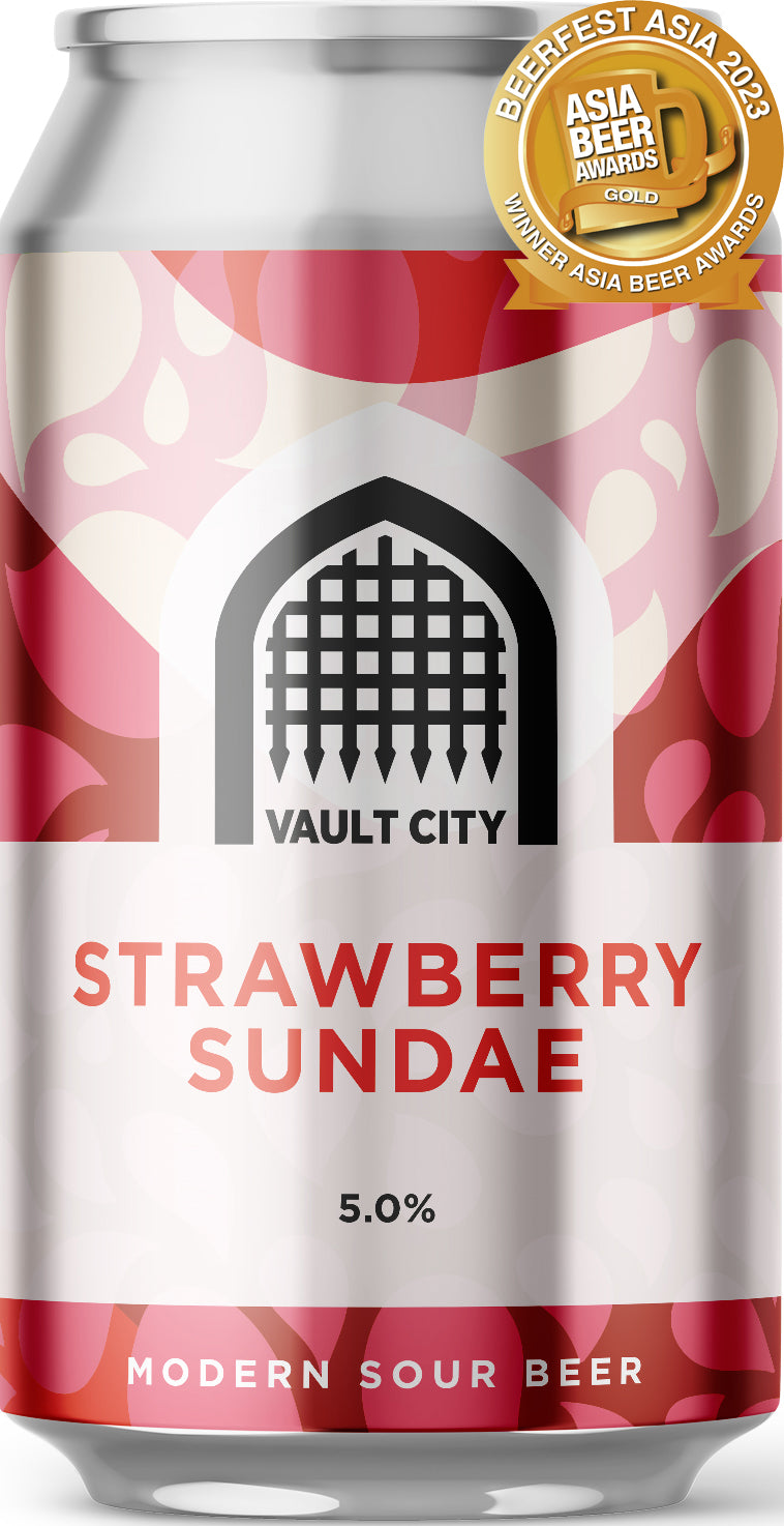 Vault City Strawberry Sundae Sour | Singapore Craft Beer Delivery