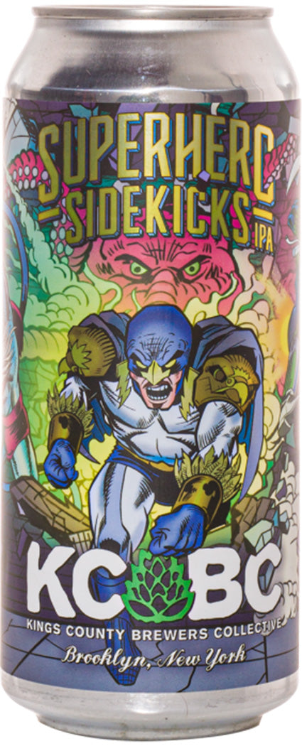 Superhero Sidekicks IPA by King's County from the US