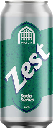 Zest sour beer by Vault City from the UK